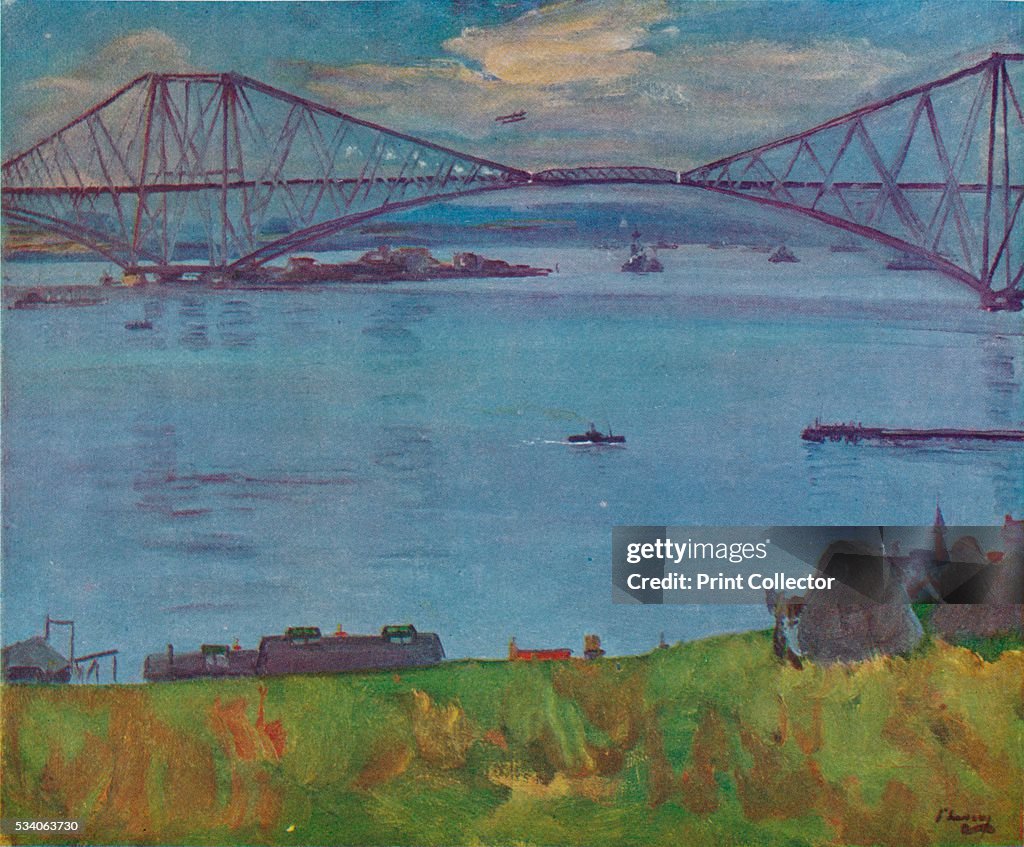 The Forth Bridge From The Studio Volume 74 1918 Painting Held the-forth-bridge-from-the-studio-volume-74-1918-painting-held