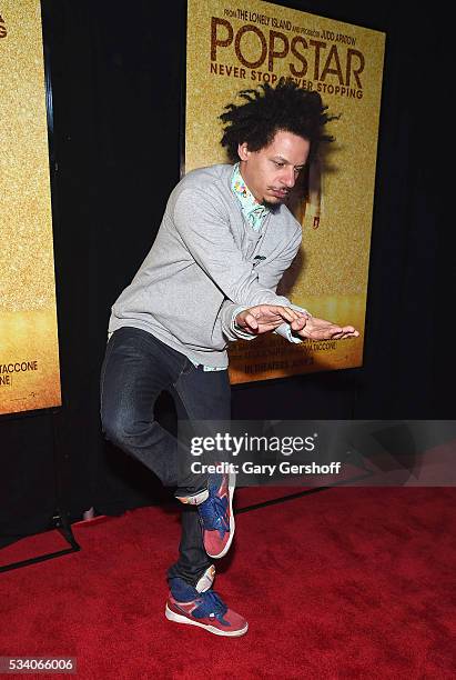 Actor and comedian Eric Andre attends the "Popstar: Never Stop Never Stopping" New York premiere at AMC Loews Lincoln Square 13 theater on May 24,...