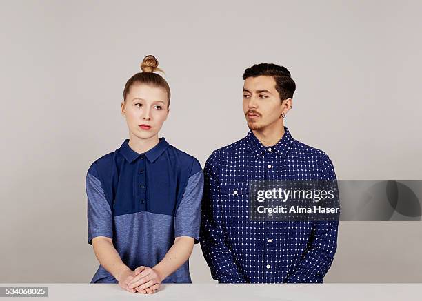 brainstorm - couple portrait stock pictures, royalty-free photos & images