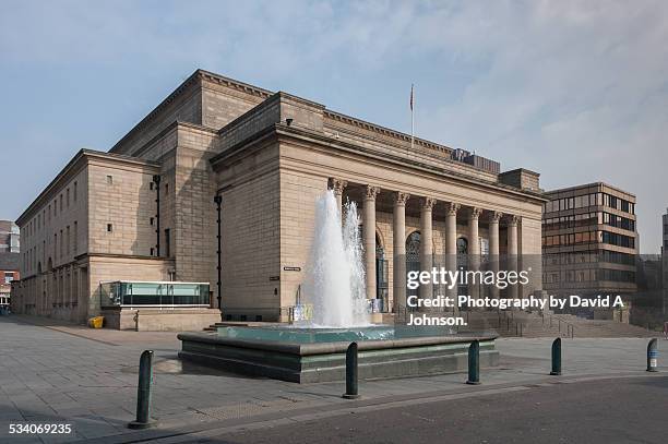 sheffield city hall - sheffield town hall stock pictures, royalty-free photos & images