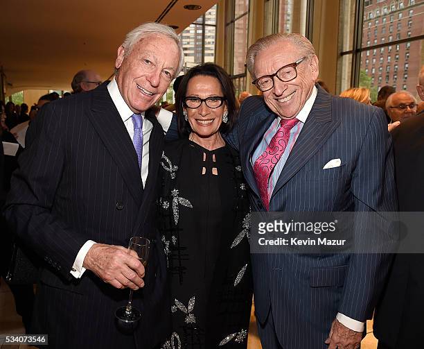 Stanford Warshawsky and Larry Silverstein attend New York Philharmonic's Spring Gala, A John Williams Celebration at David Geffen Hall on May 24,...