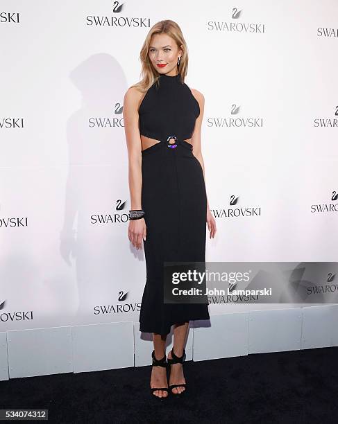 Model Karlie Kloss attends Swarovski #bebrilliant on May 24, 2016 in New York City.