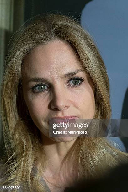 Genoveva Casanova attend the 'Vicente Ferrer' Foundation 20th anniversary photocall at Palacio de la Prensa cinema on May 24, 2016 in Madrid, Spain.