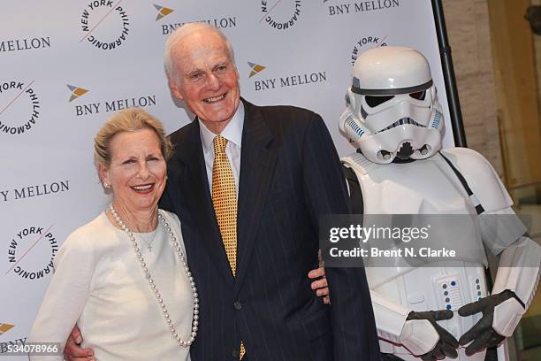 Anne Niemeth and Charles Niemeth attend the New York Philharmonic Spring Gala - A John Williams Celebration held at David Geffen Hall on May 24, 2016...