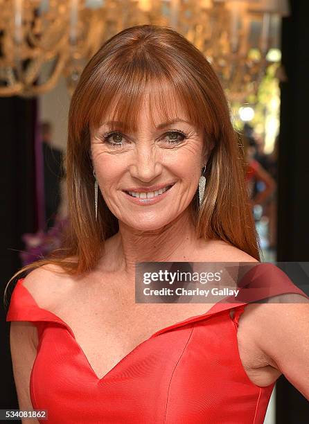 Jane Seymour attends the Jovani L.A. Flagship Opening on May 24, 2016 in Beverly Hills, California.