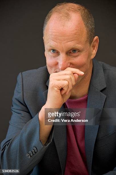 Woody Harrelson at the "Now You See Me 2" press conference at the Mandarin Oriental Hotel on May 23, 2016 in New York City.
