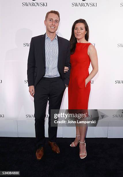 Kevin Burg and jamie Beck attend Swarovski #bebrilliant on May 24, 2016 in New York City.