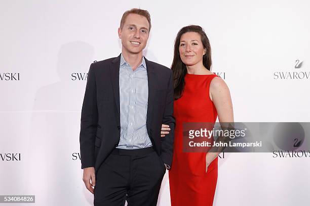 Kevin Burg and jamie Beck attend Swarovski #bebrilliant on May 24, 2016 in New York City.