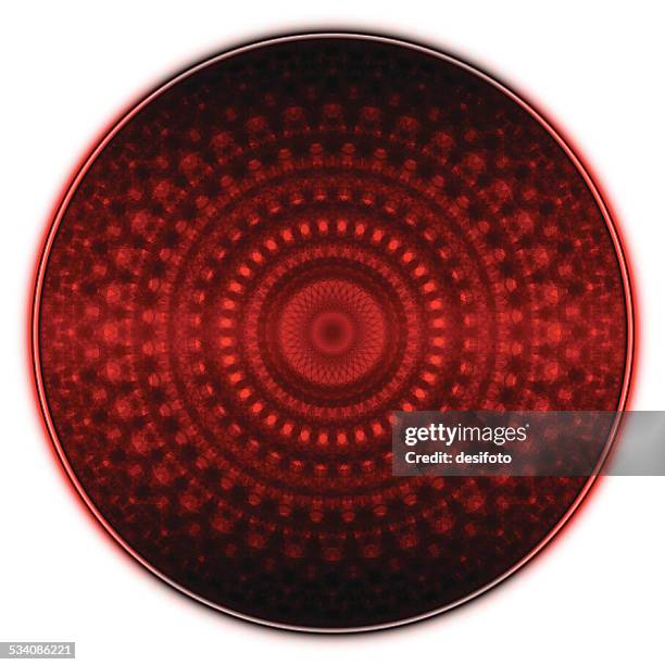 abstract red circle - maroon gradient stock illustrations