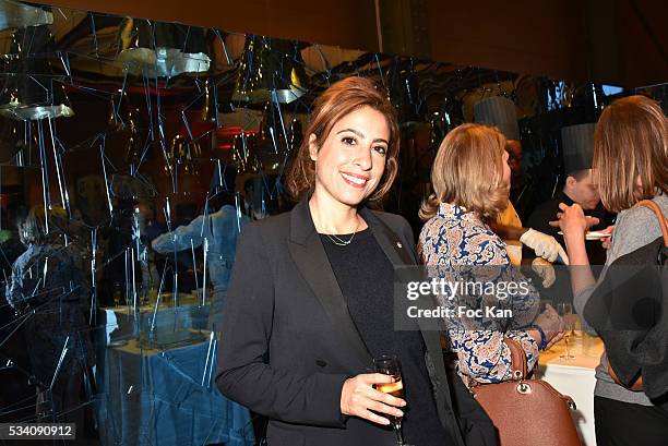 Lea Salame attends Atlantico 5th Anniversary at Cafe Campana in Musee D'Orsay on May 24, 2016 in Paris, France.