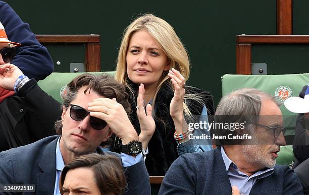 Carine Galli attends day 3 of the 2016 French Open held at Roland-Garros stadium on May 24, 2016 in Paris, France.