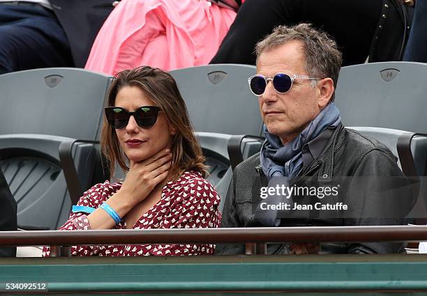 Charles Berling attends day 3 of the 2016 French Open held at Roland-Garros stadium on May 24, 2016 in Paris, France.