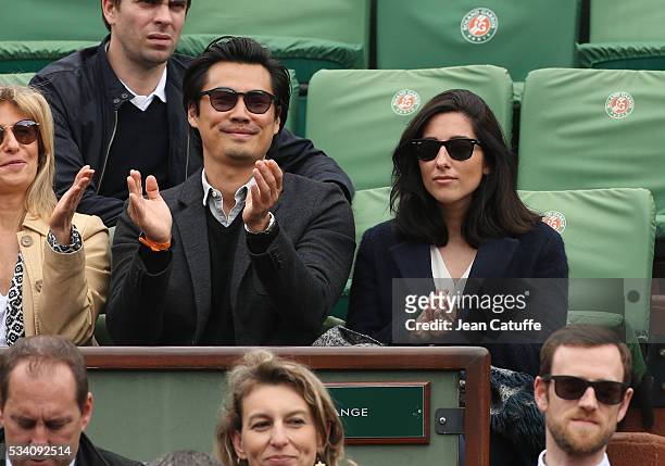 Frederic Chau attends day 3 of the 2016 French Open held at Roland-Garros stadium on May 24, 2016 in Paris, France.