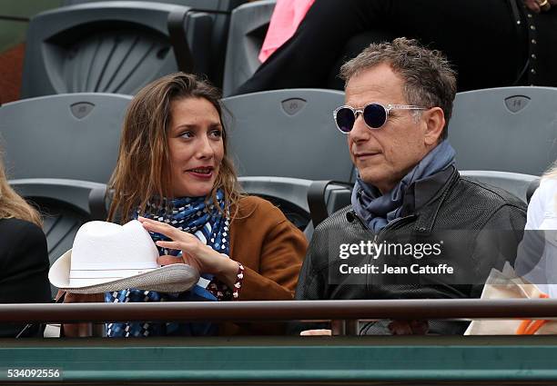 Charles Berling attends day 3 of the 2016 French Open held at Roland-Garros stadium on May 24, 2016 in Paris, France.