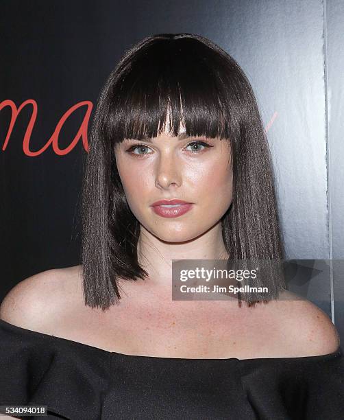 Actress Nicole Patrick attends the screening of Oscilloscope's "ma ma" hosted by The Cinema Society and Chopard at Landmark Sunshine Cinema on May...