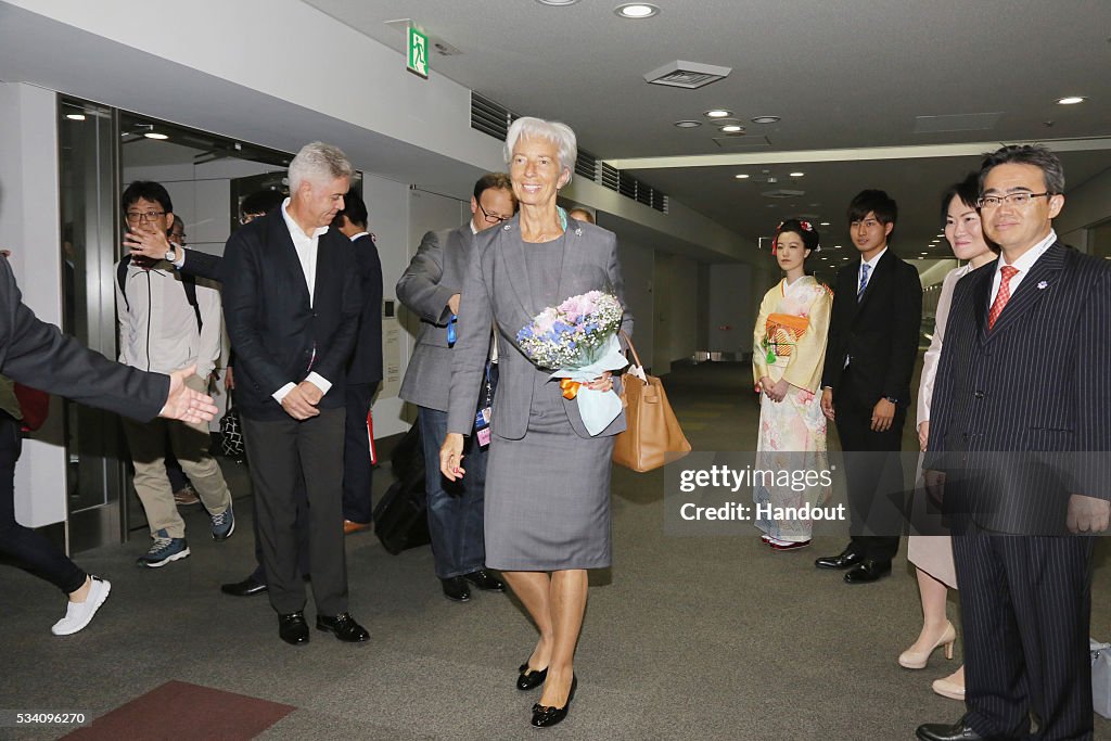 G7 Leaders Arrive In Japan For Summit