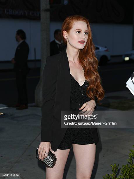 Madelaine Petsch is seen attending the Jovani L.A. Flagship Opening on May 24, 2016 in Los Angeles, California.