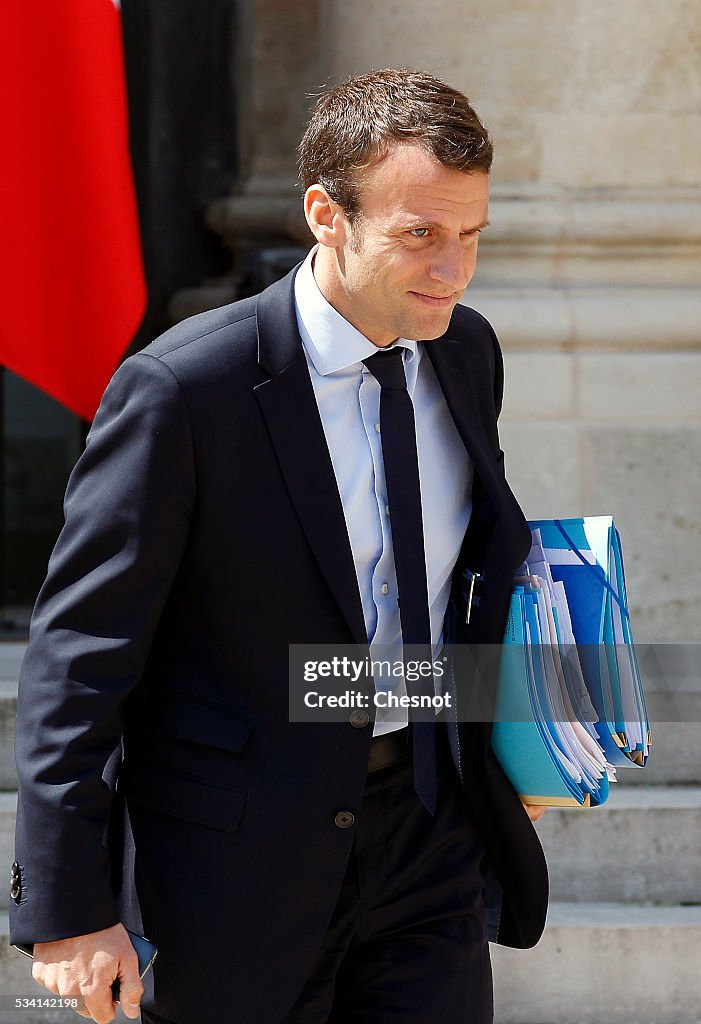 Conseil Des Ministres At Elysee Palace In Paris