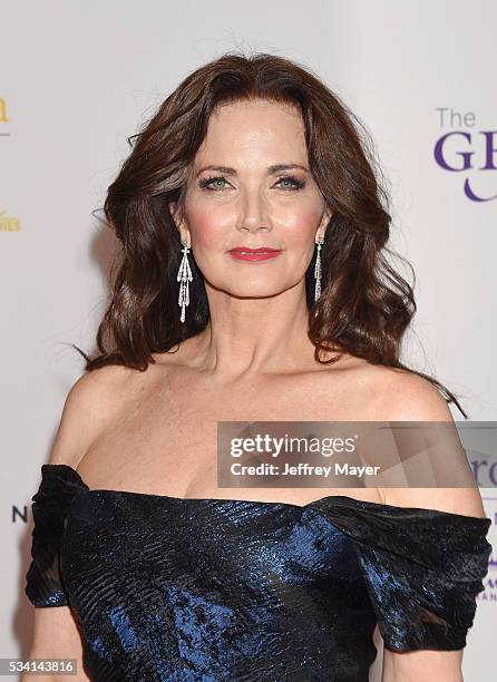 Honoree/actress Lynda Carter attends the 41st Annual Gracie Awards at Regent Beverly Wilshire Hotel on May 24, 2016 in Beverly Hills, California.