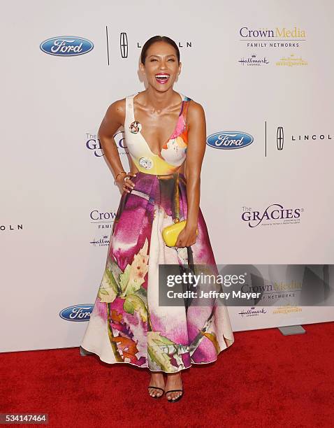 Actress Lesley-Ann Brandt attends the 41st Annual Gracie Awards at Regent Beverly Wilshire Hotel on May 24, 2016 in Beverly Hills, California.