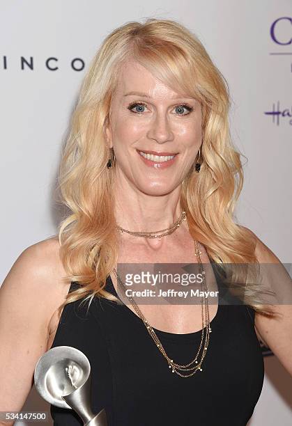 Actress/producer/writer Moira Walley Beckett attends the 41st Annual Gracie Awards at Regent Beverly Wilshire Hotel on May 24, 2016 in Beverly Hills,...