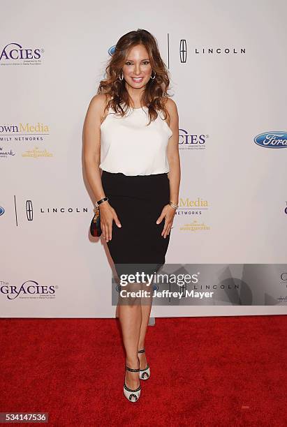 Actress Alex Meneses attends the 41st Annual Gracie Awards at Regent Beverly Wilshire Hotel on May 24, 2016 in Beverly Hills, California.