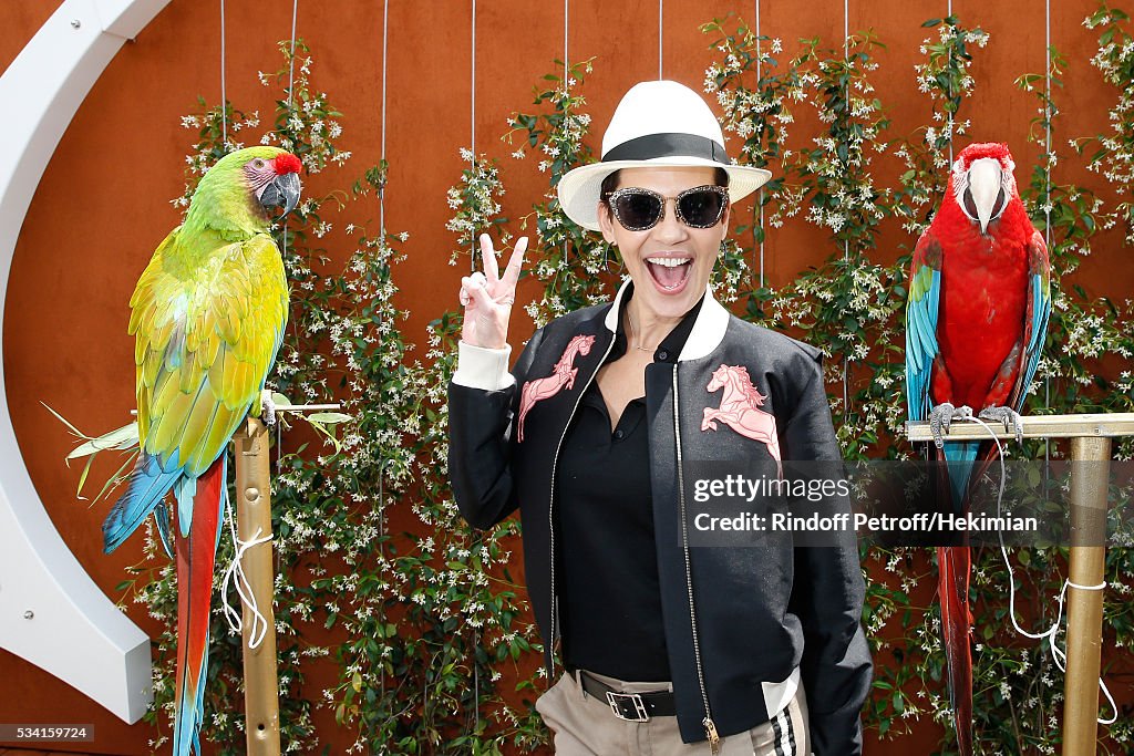 Celebrities at French Open 2016 - Day Four