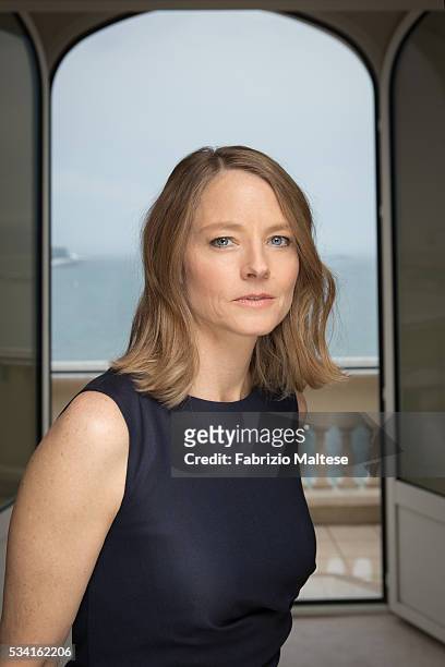 Actress and director Jodie Foster is photographed for The Hollywood Reporter on May 14, 2016 in Cannes, France.
