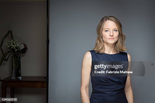 Actress and director Jodie Foster is photographed for The Hollywood Reporter on May 14, 2016 in Cannes, France.