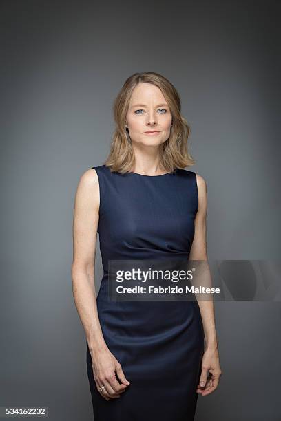 Actress and director Jodie Foster is photographed for The Hollywood Reporter on May 14, 2016 in Cannes, France.