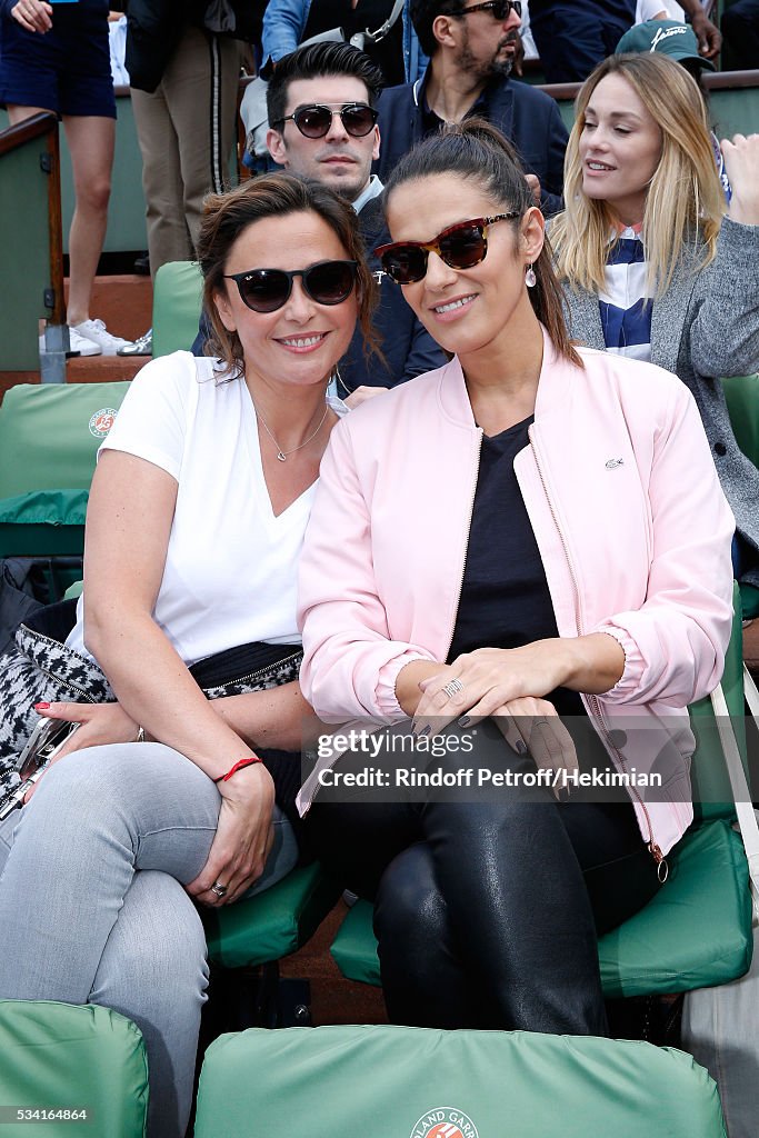 Celebrities at French Open 2016 - Day Four