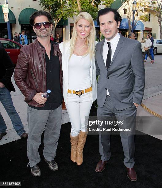 Actors Tara Reid and John Leguizamo attend the Premiere Of Netflix's "Bloodline" at Landmark Regent on May 24, 2016 in Los Angeles, California.