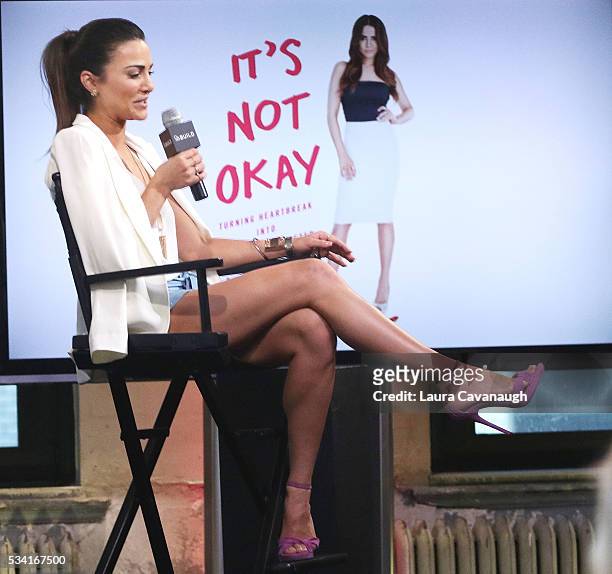 Andi Dorfman attends AOL Build Speaker Series to discuss her book "It's Not Okay" at AOL Studios In New York on May 25, 2016 in New York City.