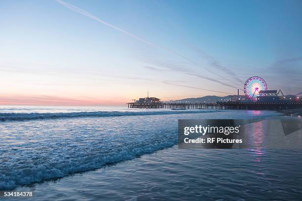 santa monica pier - santa monica 個照片及圖片檔