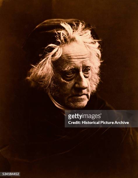 Portrait of Sir John Frederick William Herschel by Julia Margaret Cameron
