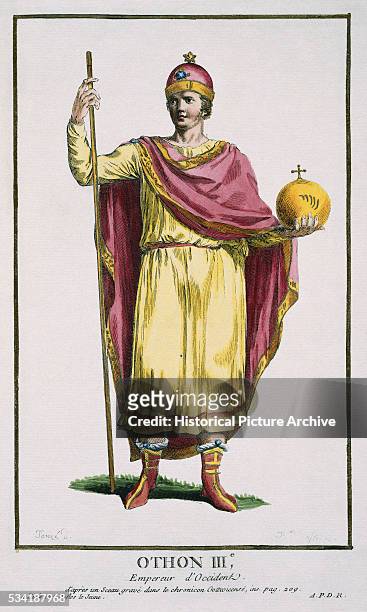 "Portrait of Otto III, Holy Roman Emperor by Pierre Duflos "