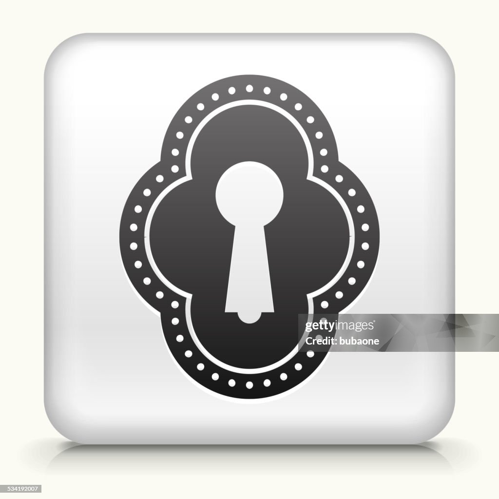 Square Button With Keyhole High-Res Vector Graphic - Getty Images