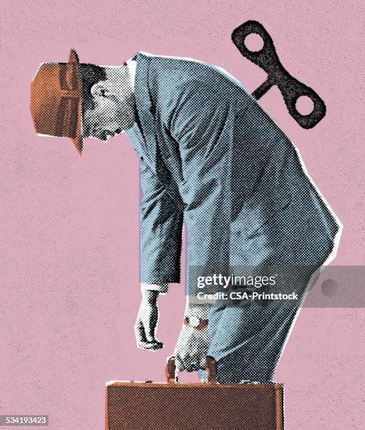 wind-up man - baseball pitcher stock illustrations