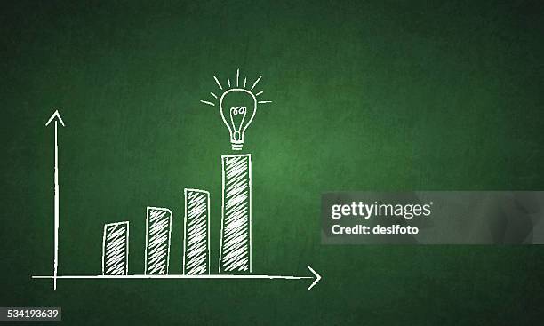 concept - brainstorm to succeed - chalkboard texture vector stock illustrations