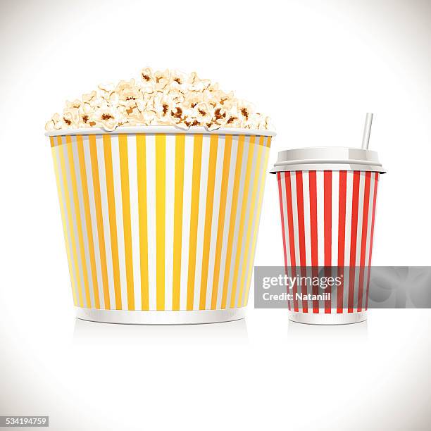 illustrations, cliparts, dessins animés et icônes de pop-corn - pop corn box