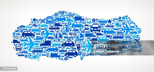 turkey on transportation royalty free vector art pattern - metro train side view stock illustrations