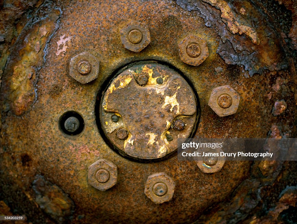Wheel Bushes Rusted Rusty Wheel Hub High-Res Stock Photo - Getty Images