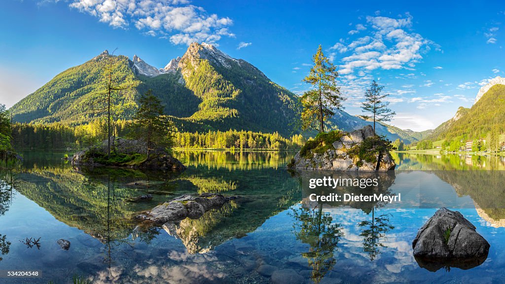 Hintersee - Bavarian lake in Berchtesgaden National Park