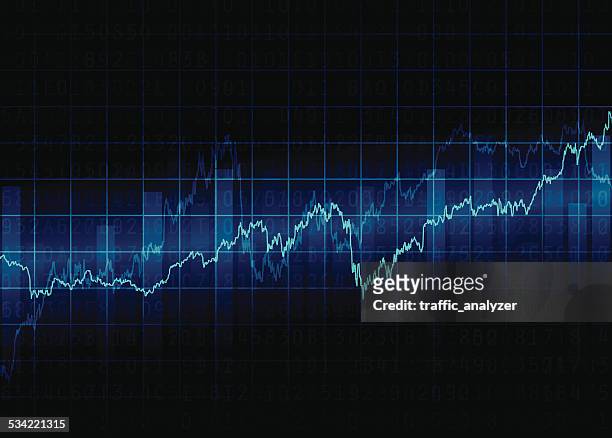 abstract financial background - stock market data 幅插畫檔、美工圖案、卡通及圖標