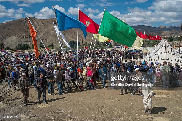 Crowds gather to celebrate Imilchil, Morocco's marriage and betrothal festival.