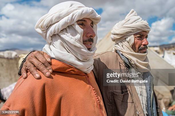 Berbers gather at the annual Imilchil, Morocco Marriage and Betrothal Festival.