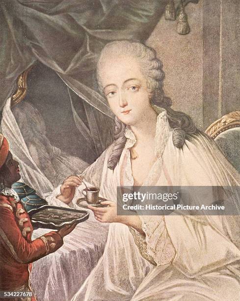 Portrait of Marie Jeanne Becu, the Comtesse du Barry, mistress of King Louis XV of France.