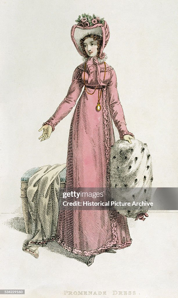 A Lady Dressed for a Promenade