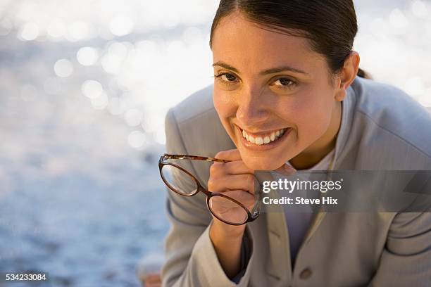 businesswoman - hair back stock pictures, royalty-free photos & images