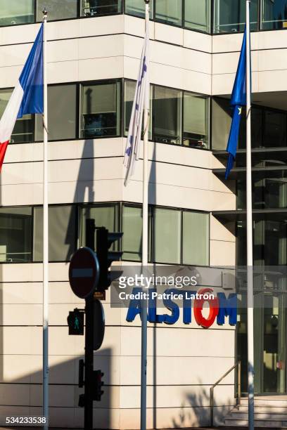 alstom french society of cac 40 - alstom stock pictures, royalty-free photos & images